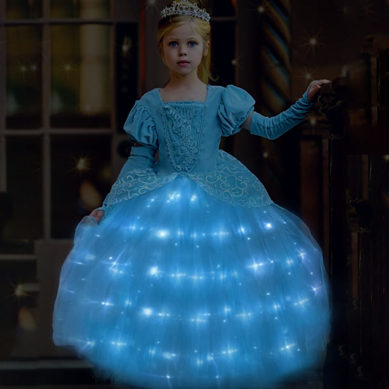 Dětské svítící šaty Frozen