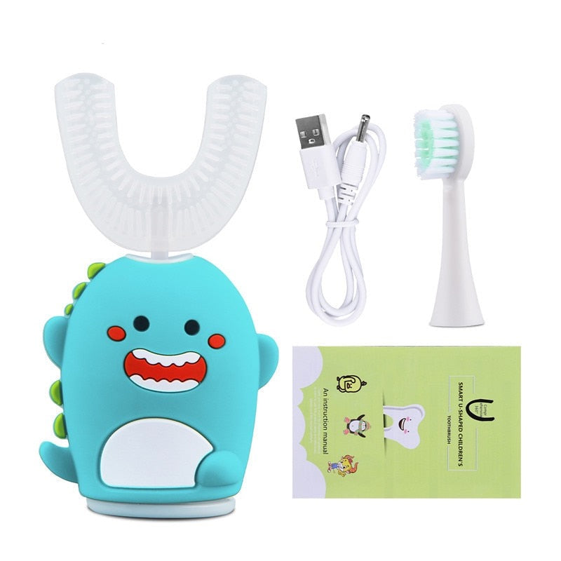 Dětský elektrický zubní kartáček 2v1 - více barev