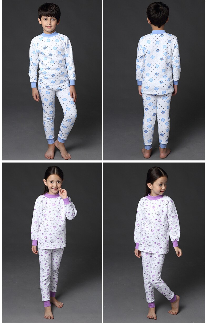 Kvalitní dětské zateplené pyžamo - více variant