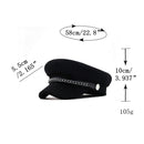 Elegantní černý baret