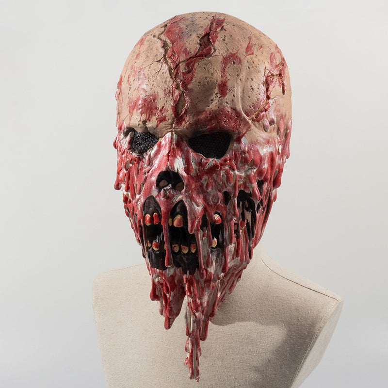 Hororová maska krvavá lebka