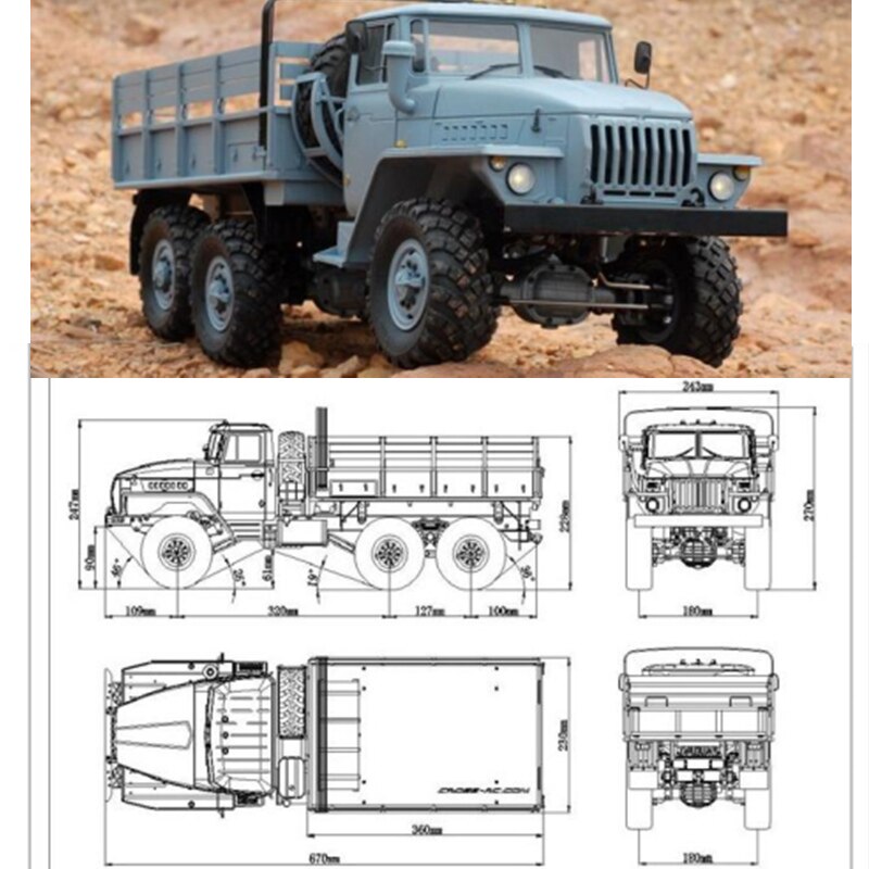 Vojenský RC model - více variant