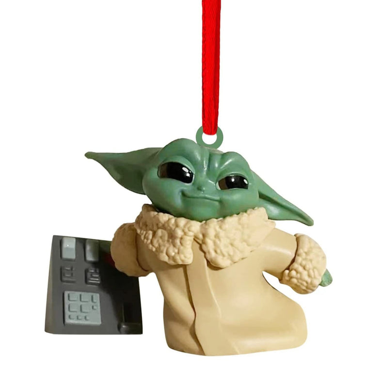 Vánoční ozdoba na stromeček Baby Yoda - více variant