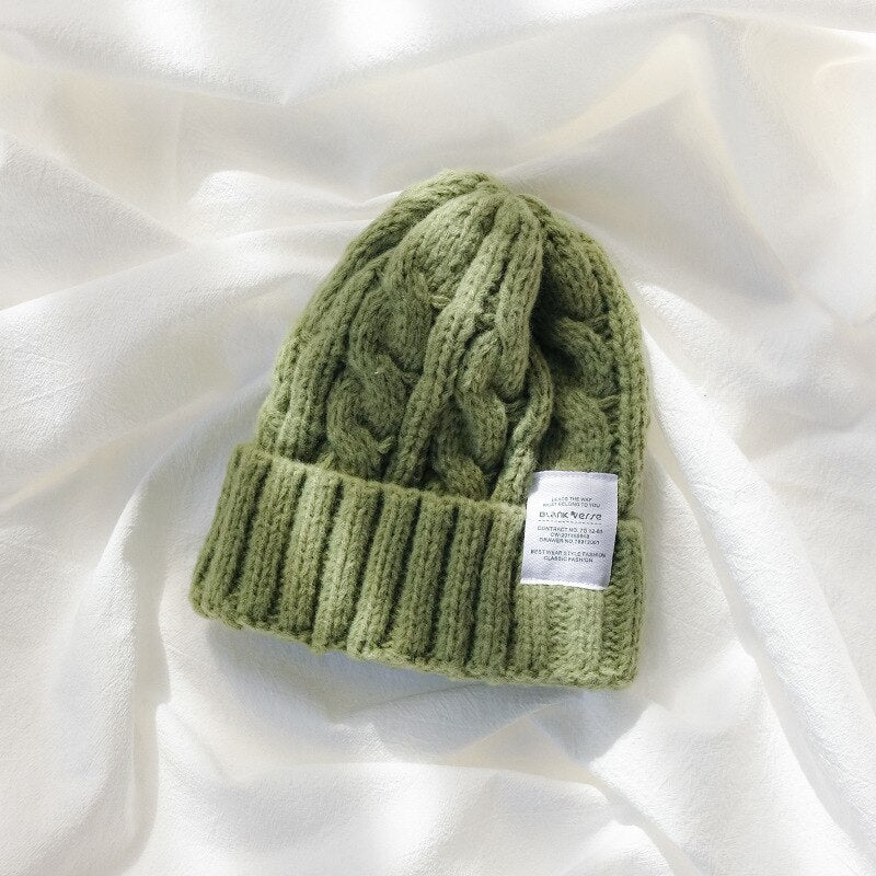 Módní pletená čepice - více barev