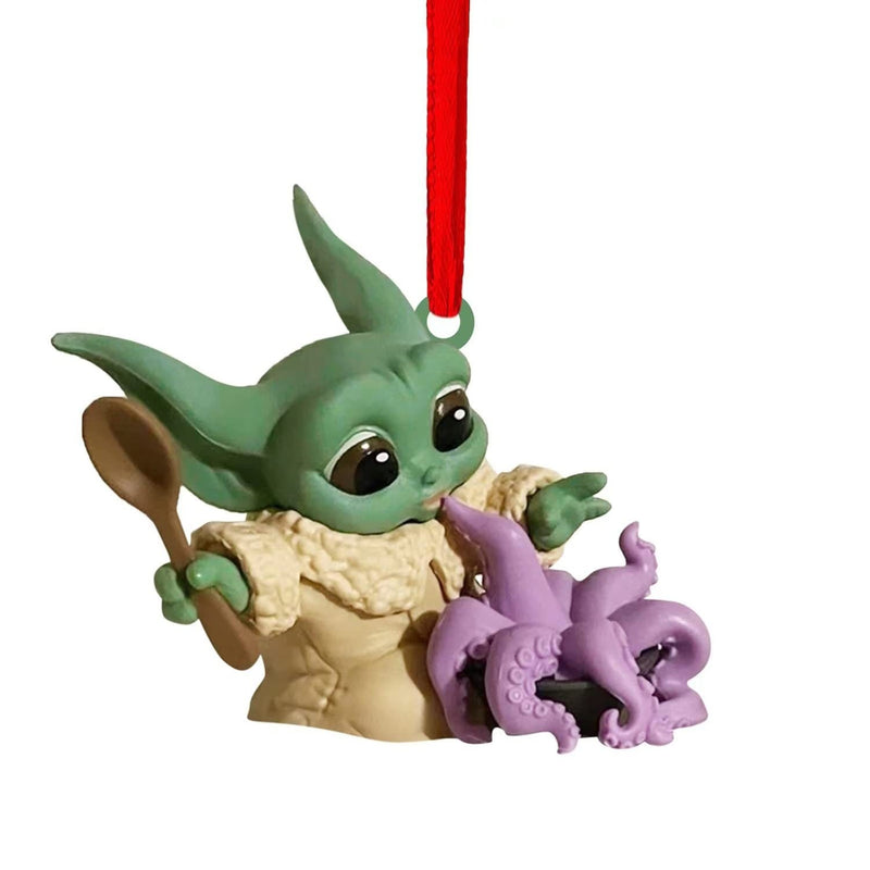 Vánoční ozdoba na stromeček Baby Yoda - více variant