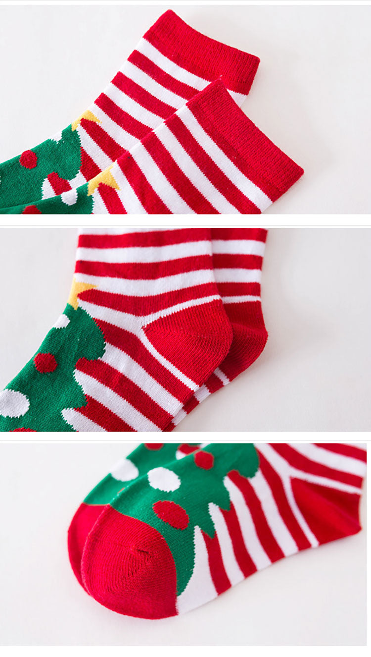 Dětské teplé vánoční ponožky 5 ks - více variant