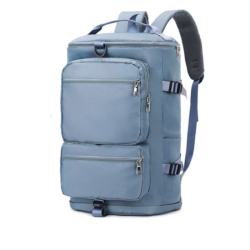 Dámský praktický cestovní batoh - modrá