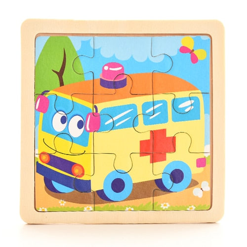 Dřevěné puzzle pro děti - více variant