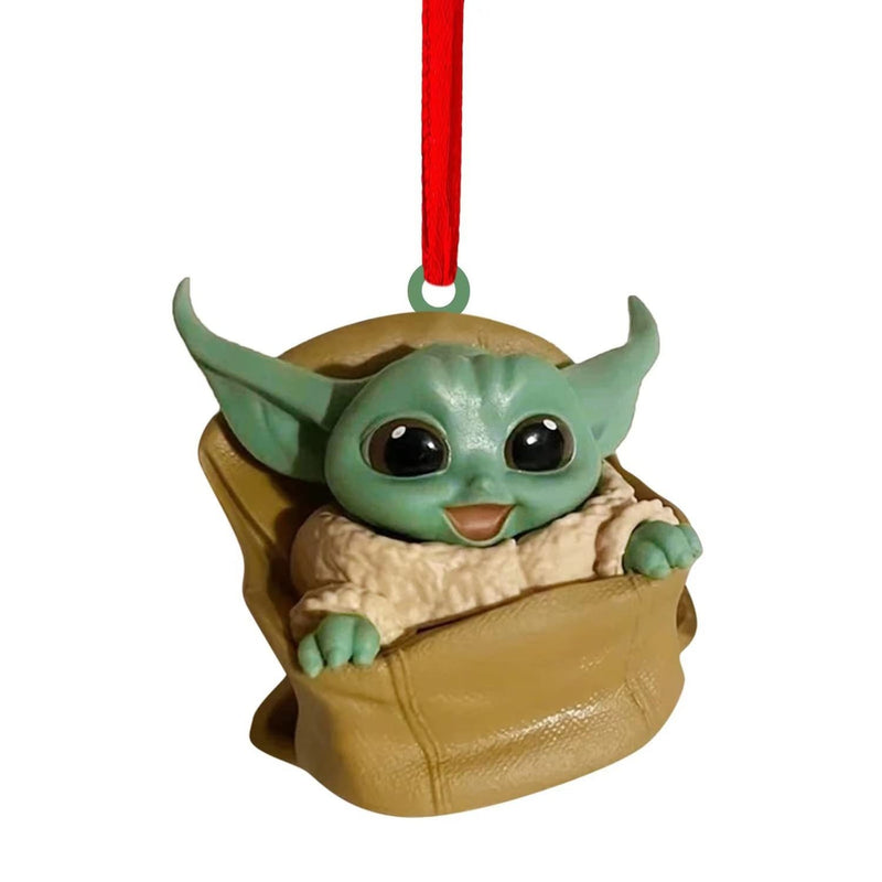 Vánoční ozdoba na stromeček Baby Yoda - více variant