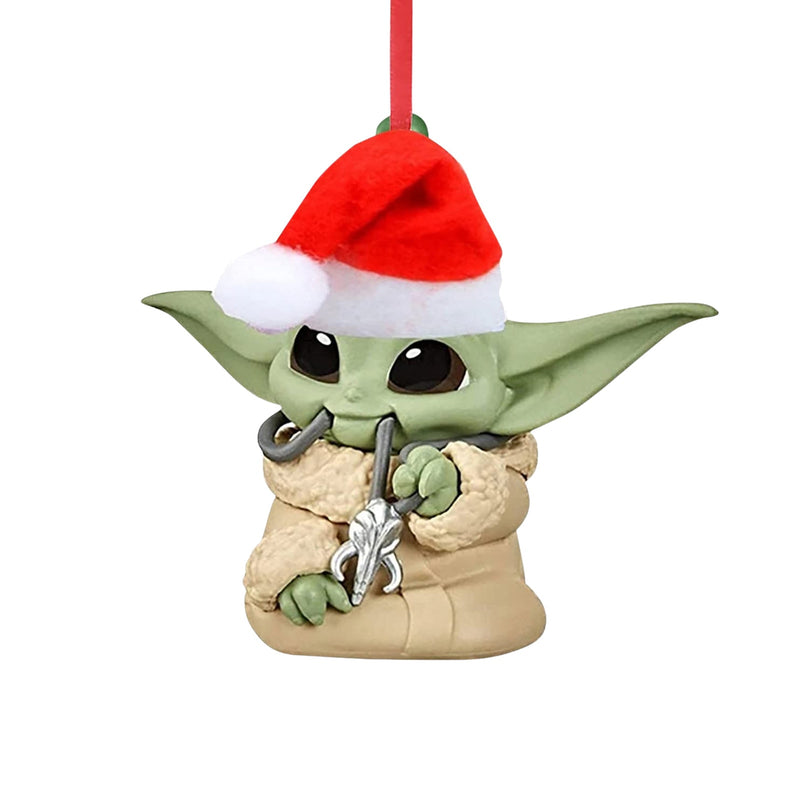 Vánoční ozdoba na stromeček Baby Yoda - více variant