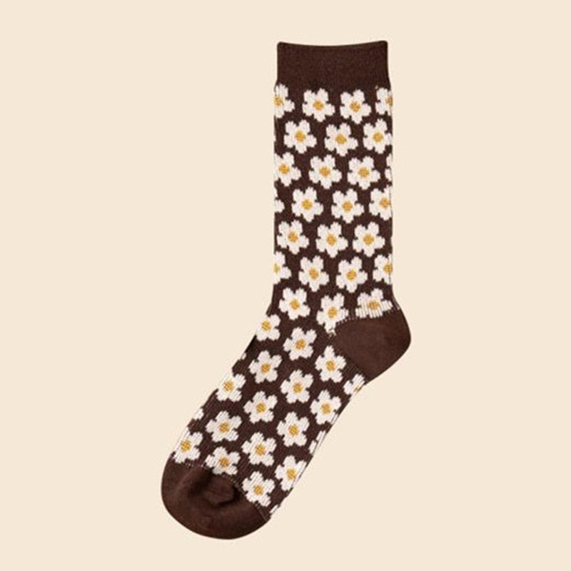 kostkované ponožky na zimu - více variant