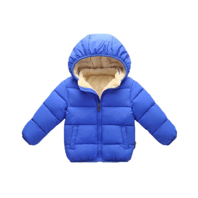 Dětská zimní bunda s kožichem - více barev