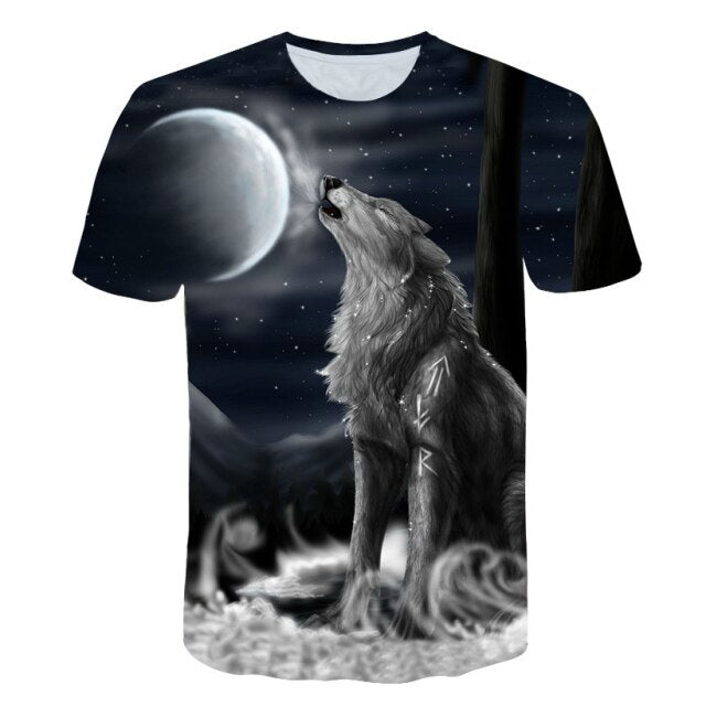 Dětské tričko vlk - více variant