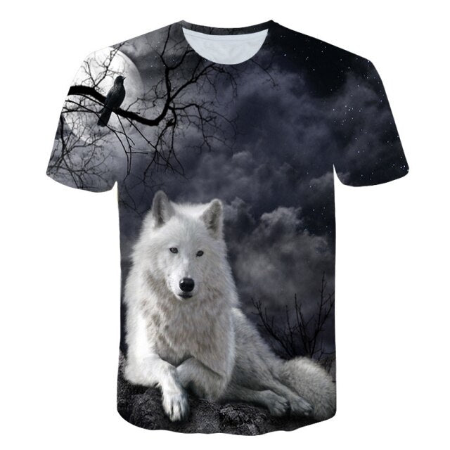 Dětské tričko vlk - více variant
