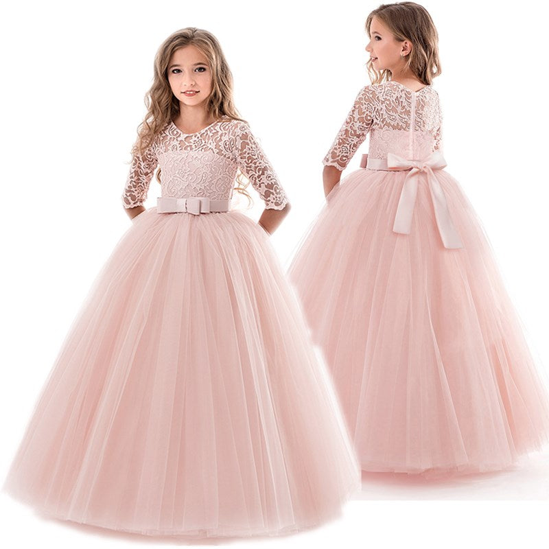 Elegantní dětské šaty - více barev