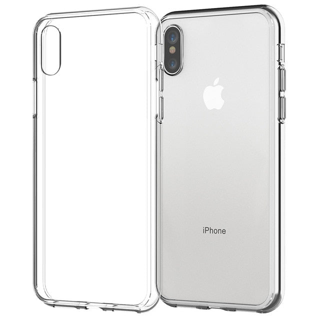 Silikonový průhledný kryt na iPhone - Od modelu 5 až do 13 Pro Max