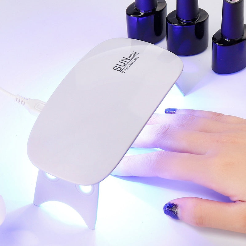 Mini UV/LED lampa pro umělé nehty - více barev
