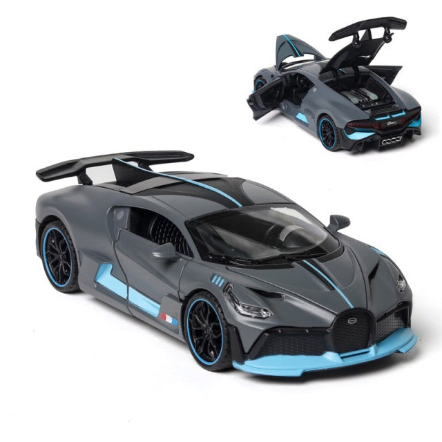 Černé Bugatti Veyron Divo