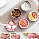 Elegantní třípatrový jídlonosič s termoobalem  - více barev