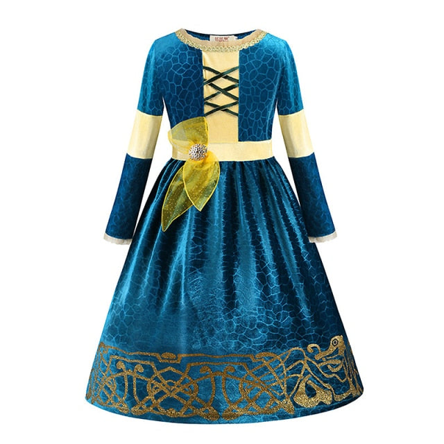 Dětské šaty princezna Merida