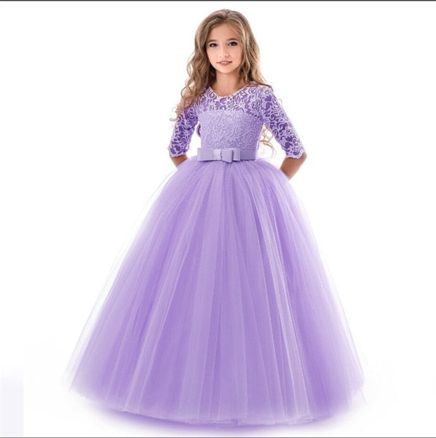 Elegantní dětské šaty - více barev