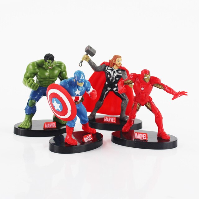 Figurky Marvel a DC Comics Superhrdinové - 4 ks