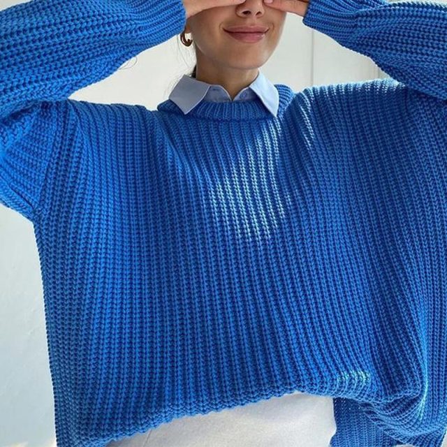 Dámský pletený oversized svetr - více variant