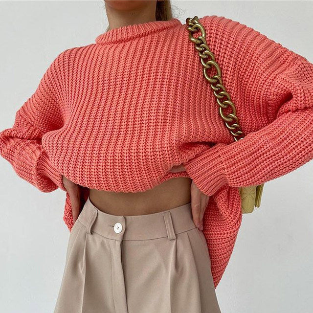 Dámský pletený oversized svetr - více variant