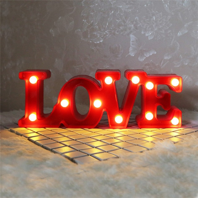 LED lampa láska - více variant