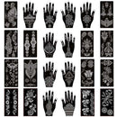 Šablonová souprava indických tetování Henna 24ks