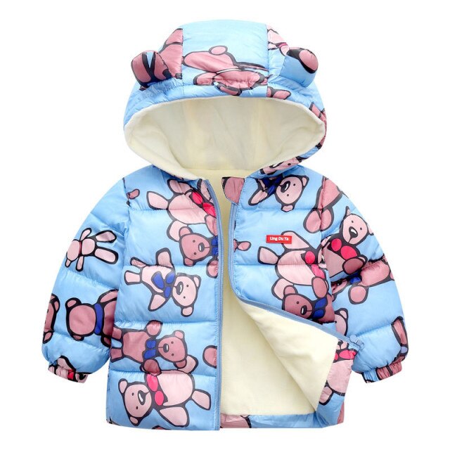 Barevná dětská zimní bunda - více barev