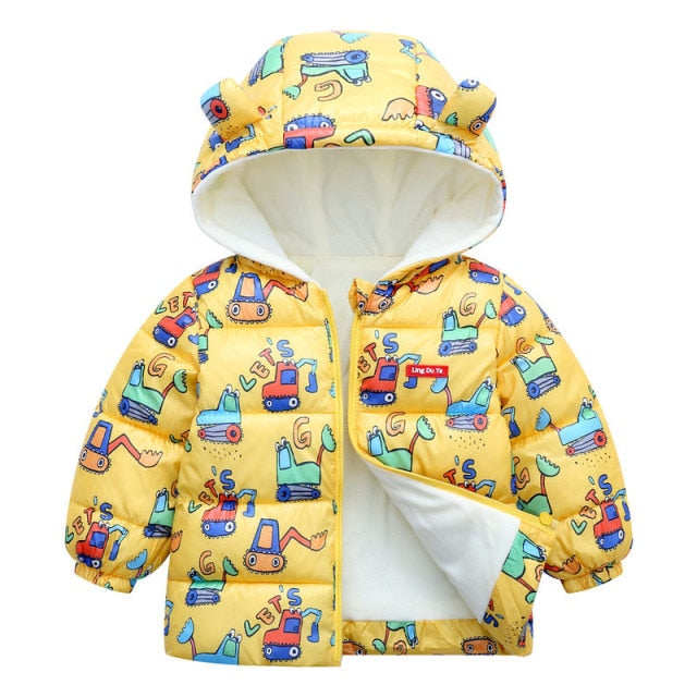 Barevná dětská zimní bunda - více barev