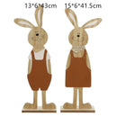 Dva dřevění velikonoční králíčci - více variant