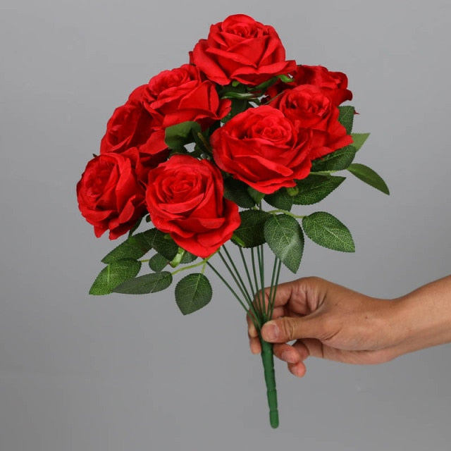 Kytice umělých růží - více variant