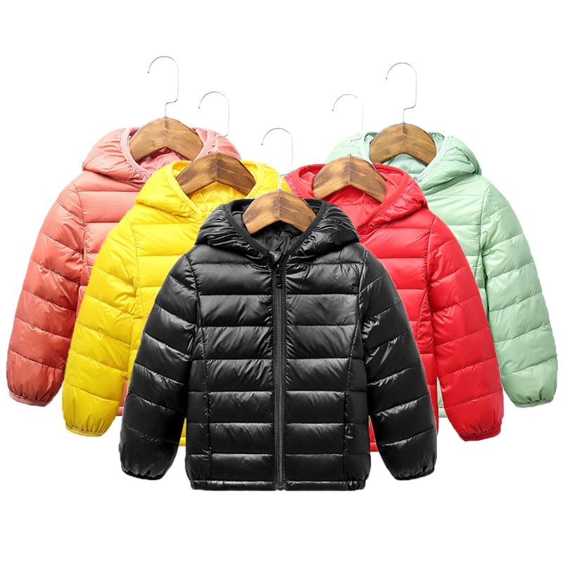 Dětská péřová bunda - více barev