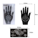 Šablonová souprava indických tetování Henna 24ks