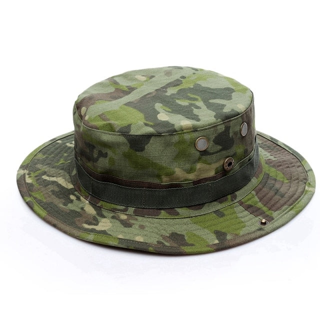 Pánský vojenský klobouk - jungle camo