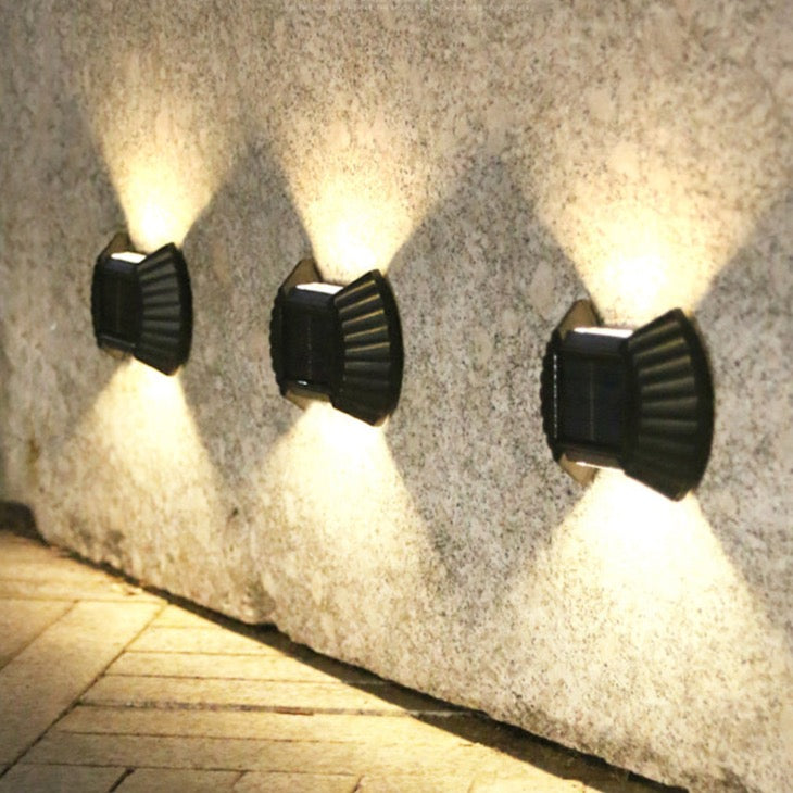 Solární LED osvětlení na zeď - více variant