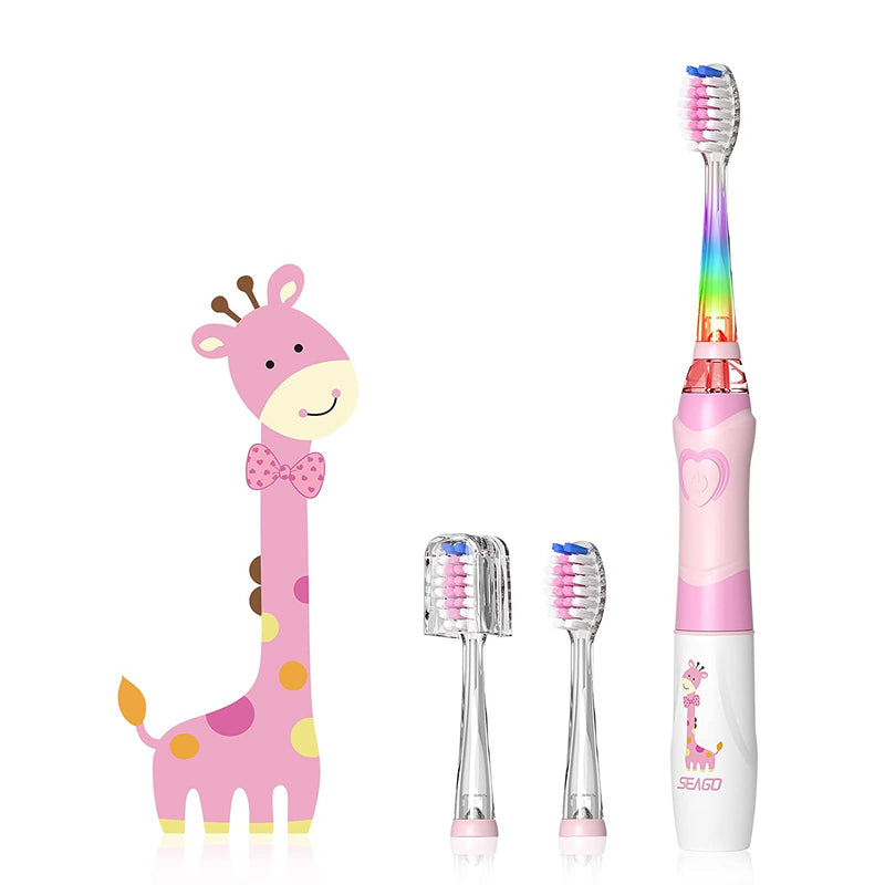 Dětský elektrický zubní kartáček žirafa - více barev